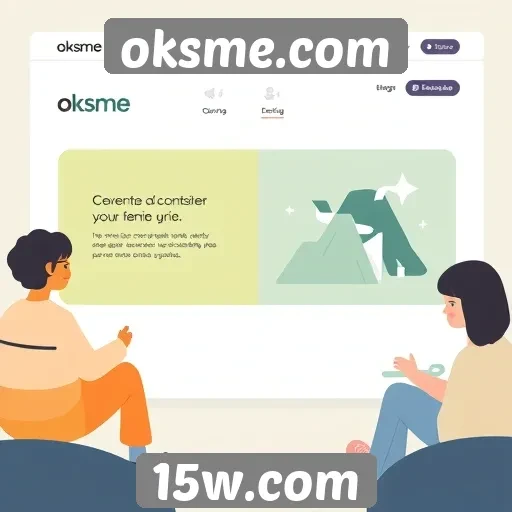 Acessibilidade e design do site oksme.com