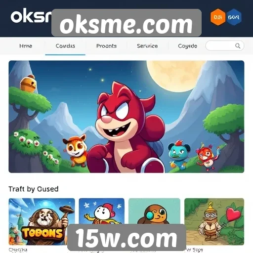 Jogos populares disponíveis em oksme.com